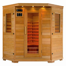 4 person corner unit far infrared sauna wd series