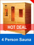 4 Person Far infrared sauna Straight WD series